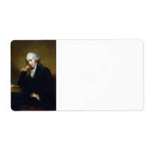 James Watt by Carl Frederik von Breda Shipping Labels