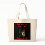 JamesStark, Team Stark, Red Vamps. Are Cute! Canvas Bags