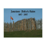 Jamestown - Birth of a Nation, 1607 - 2007 Post Card