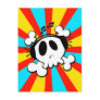 JAMMIN' SKULL & CROSSBONES POST CARDS