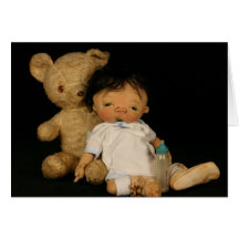 Jan Shackelford NEW BABY Greeting Card