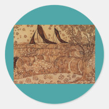 Jan Theodoor Toorop - Waves Sticker