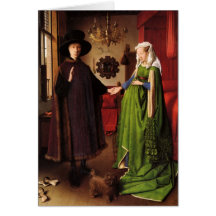 Jan van Eyck Protrait de Giovannit Arnofini et épo Cartes