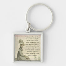 Jane Austen Book Lovers Key Chains