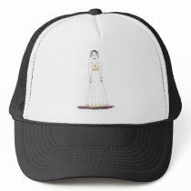 Jane Austen Creepy Gold Trucker Hat