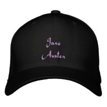 Jane austen embroidered hats