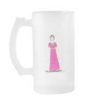 Jane Austen Fleur De Lis Mugs
