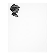 Jane Austen Girl Letterhead