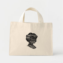 Jane Austen Girl Tote Bag