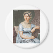 Jane Austen Love Finest Balm Quote Cards & Gifts Magnets
