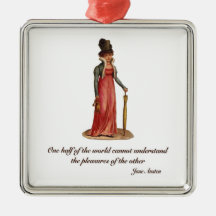 Jane Austen on Misunderstanding Christmas Tree Ornaments
