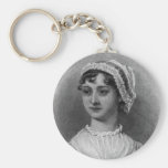Jane Austen Portrait Key Chain