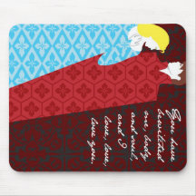 Jane Austen Pride and Prejudice gift "Elizabeth" Mouse Pads