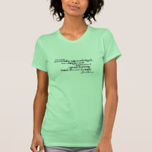 Jane Austen Universally Quote Women's T-Shirts