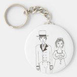 Jane Austen Wedding Key Chains