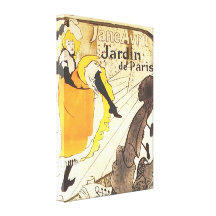 Jane Avril ~ Jardin de Paris ~ Toulouse-Lautrec Canvas Prints