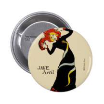 Jane Avril LAUTREC REDUX Edition Botones