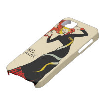 Jane Avril LAUTREC REDUX Edition iPhone 5 Case-Mate Cárcasa