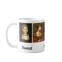 Jane Seymour, Catherine of Aragon, Anne Boleyn,... Mug
