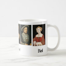 Jane Seymour, Catherine of Aragon, Anne Boleyn,... Mug