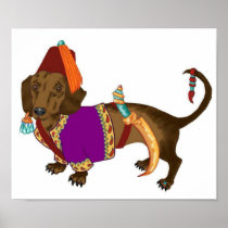 Janiserry Dachshund  Poster