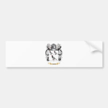 Janu Coat of Arms (Family Crest) Bumper Stickers