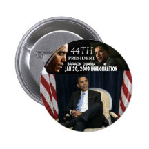 JANUARY 20TH, 2009 PRESIDENTIAL INAUGURATION PINBACK BUTTON