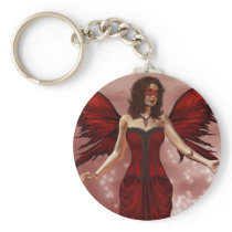 January Birthstone Fairy Keychain