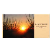 JANUARY SUNRISE  by Jacquei Essex... Photo Greeting Card
