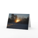 January Sunrise Light Rays cards