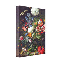 Janv. Davidsz de Heem - vase à fleur Impressions Sur Toile