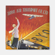 Japan Air Transport Fridge Magnet