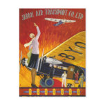 Japan Air Transport Postcard