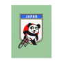 Japan Cycling Panda Post Cards