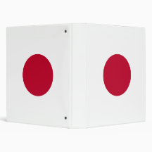 Japan Flag Avery Binder