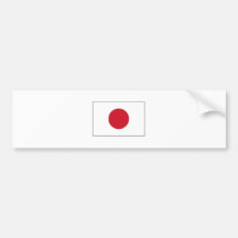 Japan FLAG International Bumper Sticker