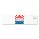 Japan Flag - NIPPON SIGN Bumper Sticker