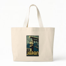 Japan, Japanese Govt Railways Travel Poster Canvas Bag