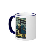 Japan, Japanese Govt Railways Travel Poster Mug