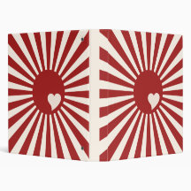 Japan Love 3 Ring Binders
