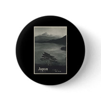 Japan Mount Fuji and Lake Motosu Pinback Buttons