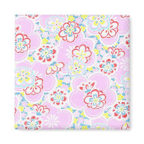 Japan, Sakura, Kimono, Origami, Chiyogami, Flower, Refrigerator Magnet