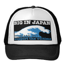 Japan Tsunami - Support the Victims Mesh Hat