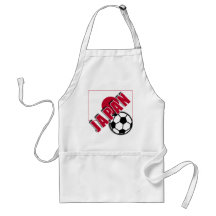 JAPAN World Soccer Fan Tshirts Apron
