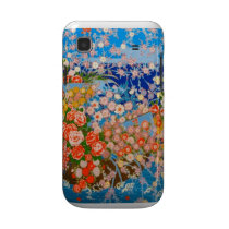 Japanese Blue Flowers Samsung Galaxy Samsung Galaxy S Cases