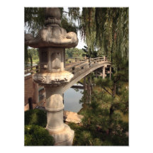 Japanese Bridge at the entrance to Sansho-En Photo Art