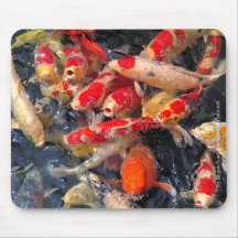 Japanese carps mouse pads