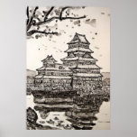 Japanese Castle Print