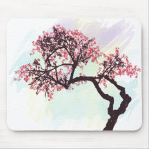 Japanese Cherry Tree Blossom Mousepad
