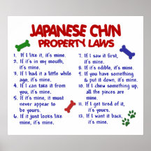 JAPANESE CHIN PL2 POSTER